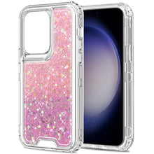 For Samsung Galaxy S24+ Plus Case Epoxy Glitter 3in1 Shockproof Hybrid Cover