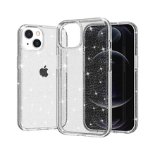For iPhone 13 Pro Max Case Glitter Ultra Thick 3mm Translucent Hybrid Cover