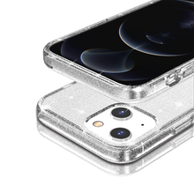 For iPhone 13 Pro Max Case Glitter Ultra Thick 3mm Translucent Hybrid Cover