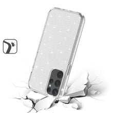 For Samsung S23 Ultra Case Glitter Ultra Thick 3mm Translucent Hybrid Cover