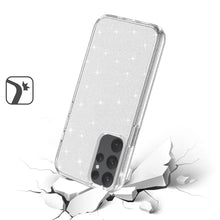 For Samsung Galaxy S24 Case Glitter Thick 3mm Translucent Hybrid Phone Cover