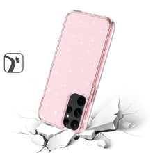 For Samsung Galaxy S24 Ultra Case Glitter Thick 3mm Translucent Hybrid Cover