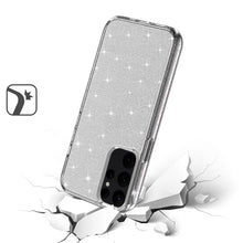 For Samsung Galaxy S24 Case Glitter Thick 3mm Translucent Hybrid Phone Cover