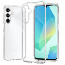 For Samsung A16 5G Case Sturdy 3mm Translucent Hybrid Cover + Tempered Glass