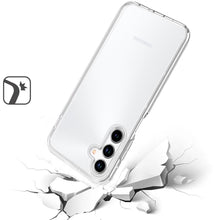 For Samsung A16 5G Case Sturdy 3mm Translucent Hybrid Cover + Tempered Glass