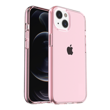 For iPhone 13/14 Case Sturdy Ultra Thick 3mm Translucent Cover + Tempered Glass