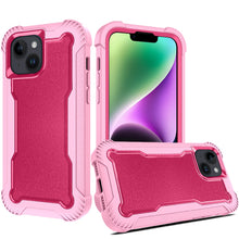 For iPhone 13/14 Case Thick Layered Shock Absorbent Cover + Tempered Glass