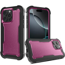 For iPhone 16 PRO MAX Case Thick Shock Absorbent Phone Cover + Tempered Glass