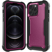 For iPhone 12 Pro Max Case Thick Layered Shock Absorbent Cover + Tempered Glass
