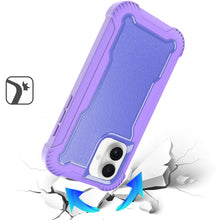 For iPhone 16 6.1inch Case Thick Shock Absorbent Phone Cover + Tempered Glass