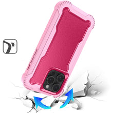 For iPhone 16 Pro 6.3in Case Thick Shock Absorbent Phone Cover + Tempered Glass