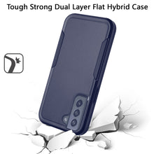 For Samsung Galaxy S22 Plus Tough Strong Dual Layer Flat Hybrid Case Cover