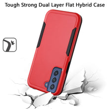 For Samsung Galaxy S22 Plus Tough Strong Dual Layer Flat Hybrid Case Cover