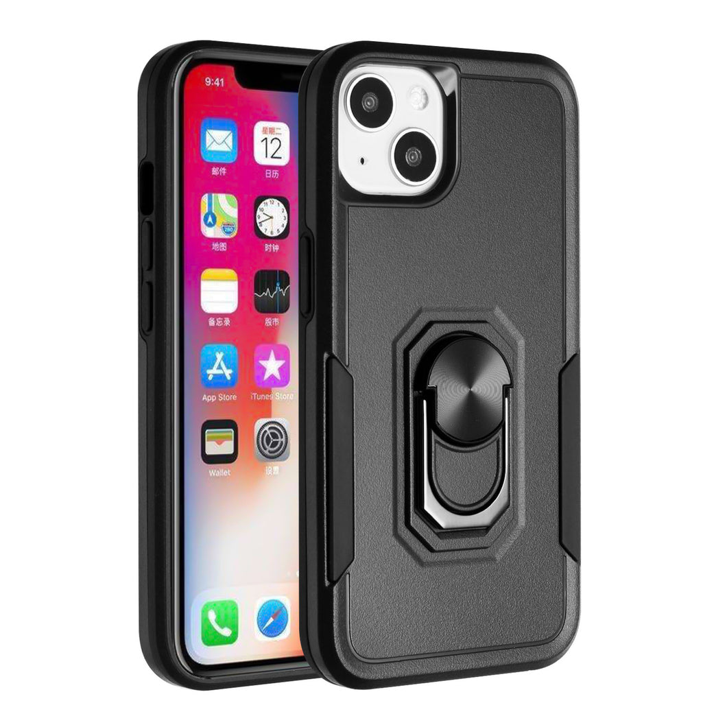 For iPhone 13 PRO Case Tough Strong Dual Layer Magnetic Ring Stand Phone Cover