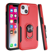 For iPhone 14 PRO Case Tough Strong Dual Layer Magnetic Ring Stand Phone Cover