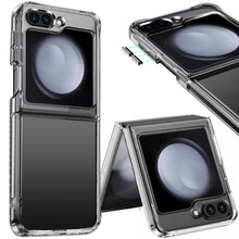 For Samsung Galaxy Z Flip 6 Case Crystal Clear Shockproof Cover Chromed Buttons