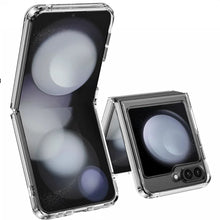 For Samsung Galaxy Z Flip 6 Case Crystal Clear Shockproof Cover Chromed Buttons