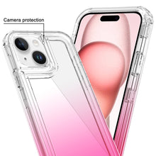 For iPhone 15 PRO Case Two Tone 3in1 Shockproof Hybrid Cover + 2 Tempered Glass