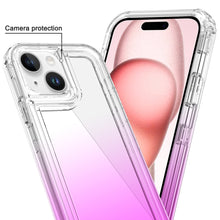 For iPhone 15 PRO Case Two Tone 3in1 Shockproof Hybrid Cover + 2 Tempered Glass