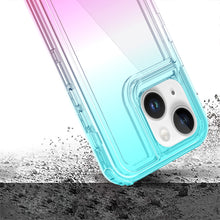 For iPhone 15 PRO Case Two Tone 3in1 Shockproof Hybrid Cover + 2 Tempered Glass