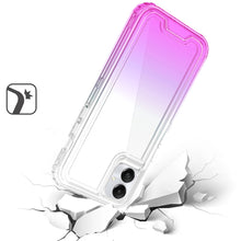 For Samsung Galaxy A06 Case 3in1 Two Tone Shockproof Transparent Hybrid Cover