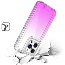 For iPhone 16 PRO MAX Case Two Tone 3in1 Shockproof Hybrid Cover +Tempered Glass