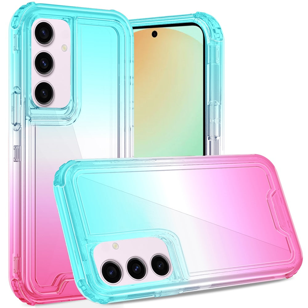 For Samsung Galaxy S24 FE Case Two Tone 3in1 Shockproof Hybrid Phone Cover