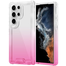 For Samsung S23 Ultra Case Two Tone Gradient 3 Piece Shockproof Phone Cover