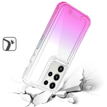 For Samsung Galaxy S24 Case 3in1 Two Tone Shockproof Transparent Hybrid Cover