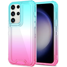 For Samsung Galaxy S24 Ultra Case Two Tone 3in1 Shockproof Hybrid Phone Cover