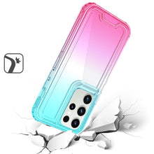 For Samsung Galaxy S24 Case 3in1 Two Tone Shockproof Transparent Hybrid Cover