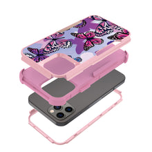 For iPhone 14 Case Heavy-Duty Anti-Slip Triple Layer Hybrid Phone Cover