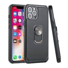 For iPhone 13 PRO Case Tough Rugged Grip Design Cover w/ Magnetic Ring Stand