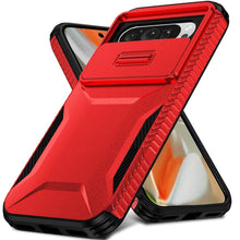 For Google Pixel 10 Pro XL Case Rugged Grip Sliding Lens Cover + Tempered Glass