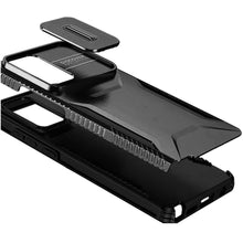 For Motorola Edge 5G 2024 Case Rugged Side Grip with Sliding Rear Lens Cover