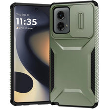 For Motorola Edge 5G 2024 Case Rugged Side Grip with Sliding Rear Lens Cover