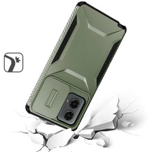 For Motorola Edge 5G 2024 Case Rugged Side Grip with Sliding Rear Lens Cover