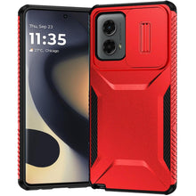 For Motorola Edge 5G 2024 Case Rugged Side Grip with Sliding Rear Lens Cover