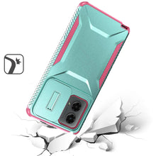For Motorola Edge 5G 2024 Case Rugged Side Grip with Sliding Rear Lens Cover