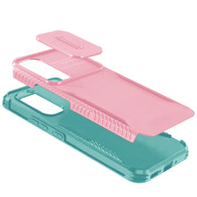 For Samsung A16 5G Case Rugged Side Grip Sliding Rear Lens Cover +Tempered Glass