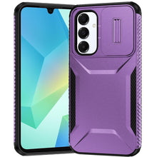 For Samsung A16 5G Case Rugged Side Grip Sliding Rear Lens Cover +Tempered Glass