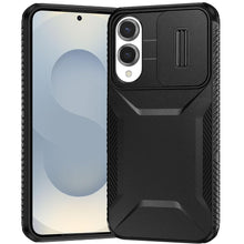 For Samsung S25 Edge Case Rugged Side Grip Sliding Lens Cover + Tempered Glass