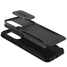 For Samsung S25 Edge Case Rugged Side Grip Sliding Lens Cover + Tempered Glass