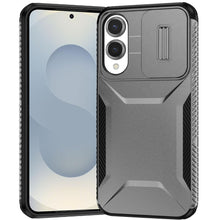 For Samsung S25 Edge Case Rugged Side Grip Sliding Lens Cover + Tempered Glass