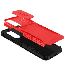 For Samsung S25 Edge Case Rugged Side Grip Sliding Lens Cover + Tempered Glass