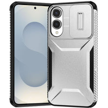 For Samsung S25 Edge Case Rugged Side Grip Sliding Lens Cover + Tempered Glass