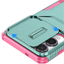For Samsung S25 Edge Case Rugged Side Grip Sliding Lens Cover + Tempered Glass