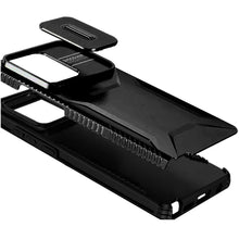 For Motorola Edge 2025 Case Rugged Side Grip Hybrid with Sliding Rear Lens Cover