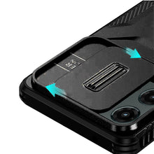 For Motorola Edge 2025 Case Rugged Side Grip Hybrid with Sliding Rear Lens Cover