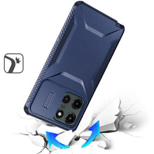 For Motorola Edge 2025 Case Rugged Side Grip Hybrid with Sliding Rear Lens Cover
